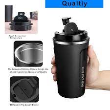 Vacuum Insulated Coffee Mug with Temperature Display - 380 ML at ₹  250/piece | Thermo Mug in Surat | ID: 2855004820333