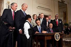 The social security act was signed by fdr on 8/14/35. Affordable Care Act Wikipedia