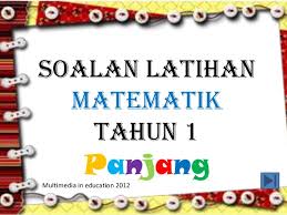 Nota bergambar.compiledcredit to the owner. Soalan Matematik Tahun 1 Panjang