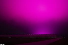 Social media users started posting images of the sky online, showing a bright purple glow in an otherwise dark sky. Residents In Swedish Town Shocked After Sky Keeps Turning Purple Every Night Laptrinhx News