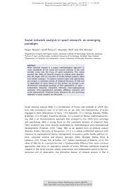 Nascar driver averages and statistics. Pdf Social Network Analysis In Sport Research An Emerging Paradigm