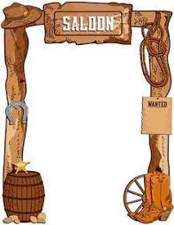 Printable Cowboy Border Free Gif Jpg Pdf And Png Downloads At Http Pageborders Org Download Cowboy Bo Wild West Theme Western Theme Party Wild West Party
