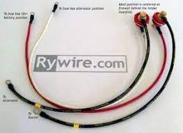 Rywire Separated Charge Harness 130 This Charge Harness Setup Allows You To Make A Cleaner Entry Into The Interior For Fuse Boxes Relocated Under The Dash