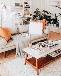 A Mix Of Mid Century Modern Bohemian And Industrial Interior Style Home And Apartment Decor Modern Boho Living Room Boho Living Room Living Room Designs