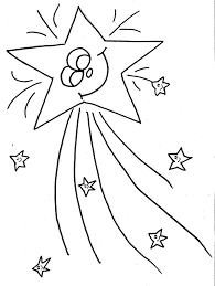 Learning the song twinkle, twinkle little star in preschool and kindergarten is super fun. Christmas Star Coloring Page Coloring Home