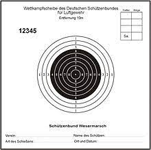 Bei schießscheiben für das luftgewehrschießen auf 10 meter hat die „zehn einen durchmesser von 0,5 mm. Schiessscheibe Wikipedia