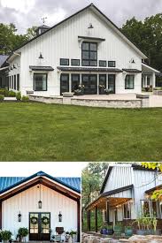 Black And White Barn Style House 7 Ways To Make A Metal Building Look Like Home Go Barndo Barndominium Barn Style White Metal Barn Style House Barn Homes Floor Plans Steel Building Homes