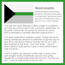 Demiromantic people experience romantic attraction, but are not drawn to romance and do not actively seek it out. Facebook