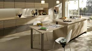 Ilot Central Cuisine Avec Table Escamotable Cuisines Modernes Cuisine Tendance Cuisine Zen Ilot Cuisine