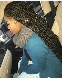 Medium Black And Burgundy Box Braids Image De Melanin Box Braids And Summerella Natural Hair Styles Hair Styles Box Braids