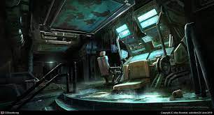 Abandoned Weather Control Station By Alex Broeckel 2d Spaceship Art Interior Concept Art Concept Art