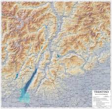 Le regioni del nord italia. 4land Trentino Carta Fisica 4land Srl Avenza Maps