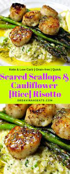 You'll love this cheesy chicken recipe! Low Carb Recipes Meal Prep Risotto Recipes Cauliflower Risotto Cauliflower Rice Risotto