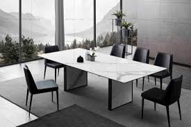 Comfortably accommodates up to 4 people. China Fashionable Dining Table For Dining Room With Ceramic Top And Metal Base Dt701 China Livingroom Furniture Dining Sets