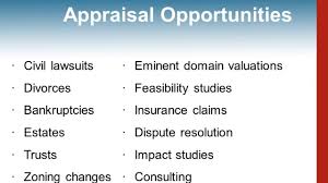 Real estate appraising is a diverse field. Real Estate Appraisers Play A Key Role In The Real Estate Industry