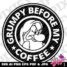 Grumpy Before My Coffee Svg Grumpy Coffee Svg Dwarf Svg Starbucks Svg Before My Coffee Svg Starbucks Label Svg Coffee Svg In 2021 Coffee Svg Svg Coffee Artwork