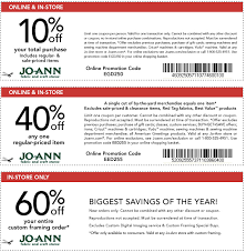 Joann Fabrics Coupons And Promo Codes For 2013 Coupons Free Printable Coupons Printable Coupons