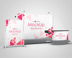 Download 3 Exhibition Stand Mock Ups Free In Psd Free Mockup Exhibition Stand Free Mockup Mockup Free Psd