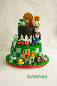 Plants Vs Zombies 2 Cake Zombie Cake Plants Vs Zombies Birthday Party Plants Vs Zombies Cake