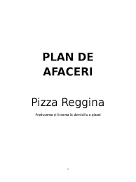 Pizzerie cu livrare la domiciliu piata în românia, piata serviciilor de alimentatie este în crestere în ultimii ani. Plan De Afaceri Pizza