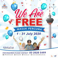 Mengunjungi ibu kota malaysia, menara kuala lumpur adalah obyek wisata yang dapat memberikan kesempatan untukmu menikmati seluruh kota dari ketinggian 276 meter. Tiada Caj Dikenakan Untuk Naik Menara Kuala Lumpur Menara Alor Setar Julai Ini Sempena Kempen We Are Free Libur