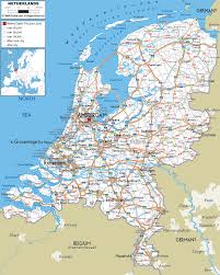 The regional maps of european countries. Detailed Clear Large Road Map Of Netherlands And Ezilon Maps
