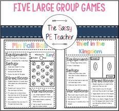 Five Large Group Games Packet Large Group Games Group Games For Kids Games For Kids