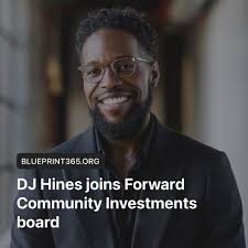 DJ Hines is Chief Operations Officer for Christian Faith Fellowship Church  (CFFC) and Plaza, Wisconsin's largest predominantly African American church  and brings years of leadership experience to the Forward Community  Investments board