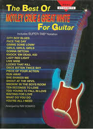 It changes signatures many times yet it still feels like heavy metal throughout the song. Tredwellsmusic Com The Best Of Motley Crue Great White Tab Guitar Songbook Sheet Music Out Of Print