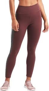 Vuori Womens Racer High Rise Leggings Fig Charcoal Heather