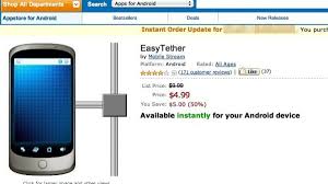 Used pdanet on data rollover day … Easytether Pro Price Cut In Half Through Amazon A Tethering Option For Non Rooted Users