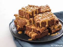 Brownie Au Beurre De Cacahuete Et Chocolat Recette Par Mes Recettes Healthy