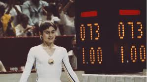 Yes, it's me, nadia comaneci first historic perfect10. Last Olympics 1976 Land Of The Rising Son