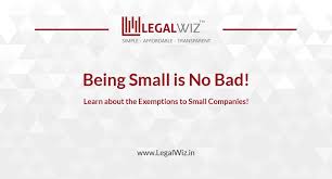 Small Company And Its Exemptions Under Companies Act 2013