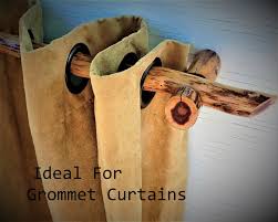 Single Wood Curtain Rod Bracket Curtain Rod Holder Curtain Brackets Corbels And Brackets Rustic Decor Wood Curtain Rods Wood Curtain Wooden Curtain Rods