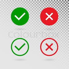 Download now for free this green check mark icon transparent png image with no background. Check Marks Set On Transparent Stock Vector Colourbox