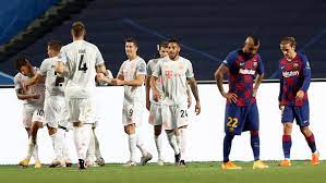 Qu'ils peuvent aussi battre city , et gagner la ldc. Ligue Des Champions Le Bayern Munich A Inflige Une Lecon Historique A Barcelone Videos Le Soir