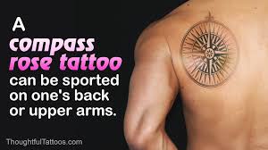 Rose tattoo meanings rose tattoos are one of the most popular tattoo designs for men and women in western civilization. Compass Rose Tattoos Symbolism And Designs Thoughtful Tattoos
