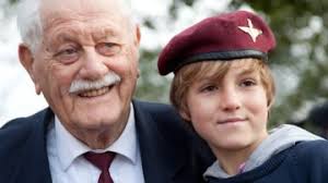 Children touched by faces of battle in Arnhem pilgrimage