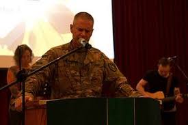 Maj. Chance Mace, 300th Sustainment Brigade chaplain,