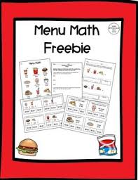 View pdf | back to learning activities. Have You Ever Wanted To Try Out A Menu Math Product Here Is Your Chance This Is A Freebie Included In This Product Is 3 Di Math Worksheet Math Freebie Math