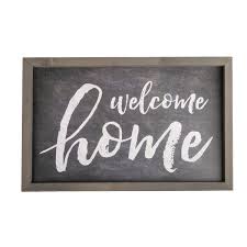 This Handcrafted Framed Piece Delivers A Farmhouse Look By Pairing Pine Frames With Inspirational Typography The Frame Wall Decor Home Wall Art Wood Wall Art