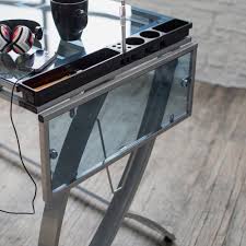 Studio Designs Futura Advanced Drafting Table With Side Shelf Drafting Drawing Tables At Hayneedle Drafting Table Glass Table Craft Desk