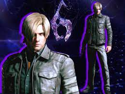 Resident Evil 6 Leon S Kennedy Black Cow Hide Leather Jacket Resident Evil Leon S Kennedy Evil