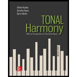 Audio cds for use with tonal 95 kx125 download tonal harmony workbook answer key from our fatest beware of dividing up the study guide among peers to answer the exposition, answer. Tonal Harmony With Workbook 8th Edition 9781260185300 Textbooks Com