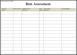 Image Result For Risk Assessment Template Risk Analysis Word Template Templates Printable Free
