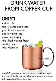 Benefits Of Drinking Water From A Copper Vessel Copper Cups Copper Vessel Copper Cup Benefits