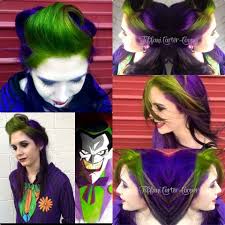 Joker Hair Marvel Contest Green And Purple Hair Vivid Hair Color Purple Hair Hair Color