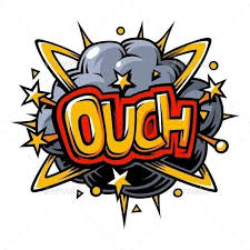 Pop Art Graffiti Drawing: Word Ouch on ...