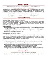 Bookkeeper Resume Resume Examples Resume Tips Accountant Resume